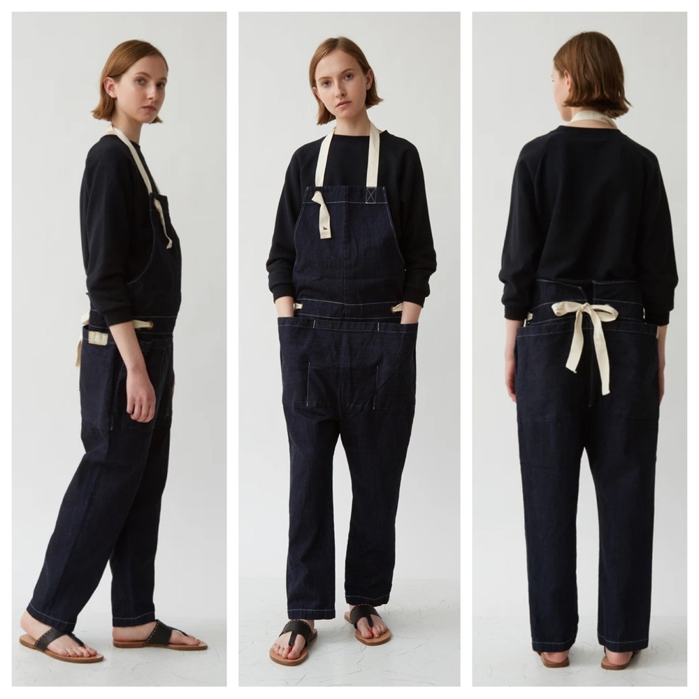 NWOT | Free People | Denim Apron Overalls